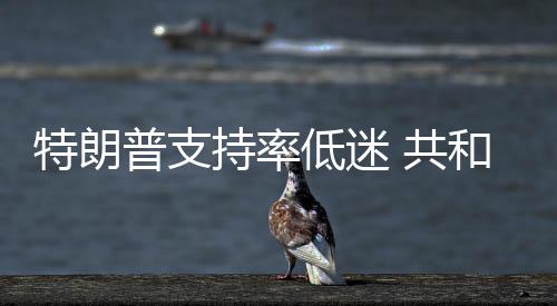 特朗普支 共和党划选低迷区持率冲刺重
