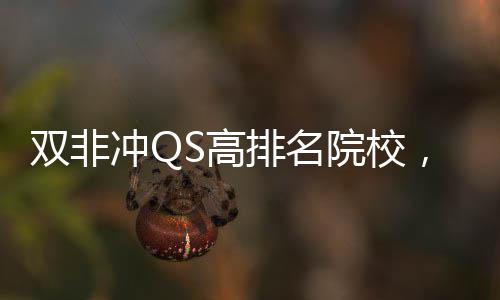 漏排名S高大学冲Q院校英国易捡，这双非3所