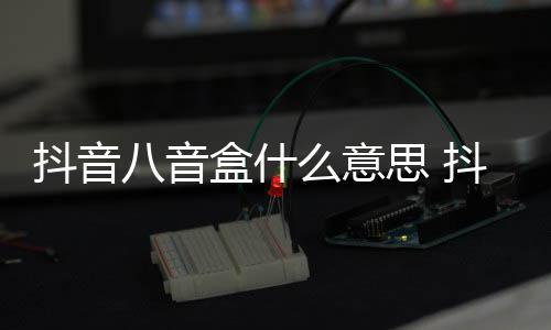 么意八音八音内涵盒什盒梗抖音抖音出处意思介绍思