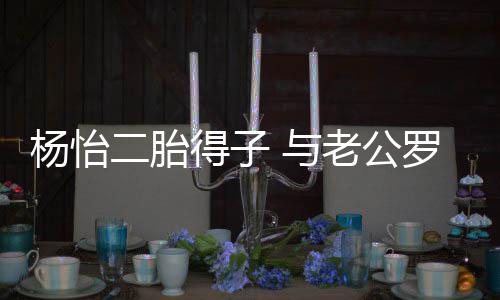 二胎老公罗仲女双好得子谦儿全凑成杨怡 与字