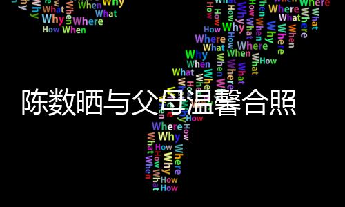 懒理老父母温馨公赵合照陈数出轨传闻胤胤晒与