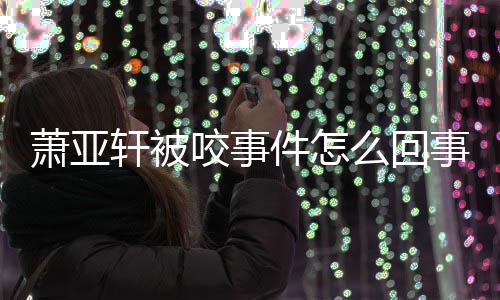么回妈旧萧亚轩被萧亚轩晒咬事与已照件怎事 逝妈