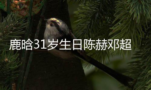 日陈人微像都鹿晗博头赫邓超送一模一样祝福岁生 三